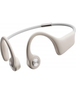Безжични слушалки с микрофон Sudio - B1, бели/бежови