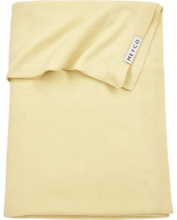 Бебешко одеяло Meyco Baby - 75 х 100 cm, светложълто