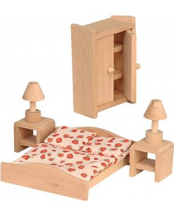 Комплект мини мебели от дърво Beluga - Спалня