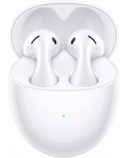 Безжични слушалки Huawei - Freebuds 5, TWS, ANC, Ceramic White