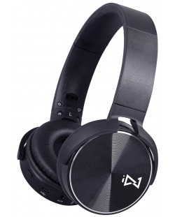 Безжични слушалки с микрофон Trevi - DJ 12E50 BT, черни