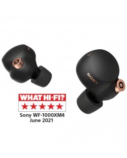 Безжични слушалки Sony - WF-1000XM4, TWS, черни