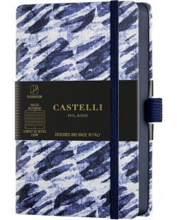 Бележник Castelli Shibori - Bubbles, 9 x 14 cm, линиран