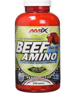 Beef Amino, 250 таблетки, Amix
