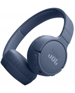 Безжични слушалки с микрофон JBL - Tune 670NC, ANC, сини