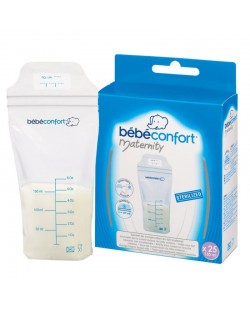 Торбички за съхранение на кърма Bebe Confort - 150 ml, 25 броя