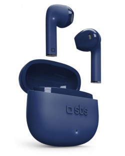 Безжични слушалки SBS - One Color, TWS, сини