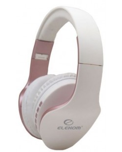 Безжични слушалки с микрофон Elekom - EK-P18, бели
