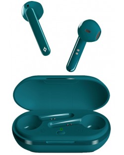 Безжични слушалки ttec - AirBeat Free, TWS, зелени