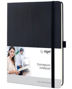 Бележник Sigel Conceptum - А5, черен