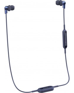 Слушалки с микрофон Panasonic RP-NJ300BE-A - сини