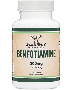 Benfotiamine, 120 капсули, Double Wood