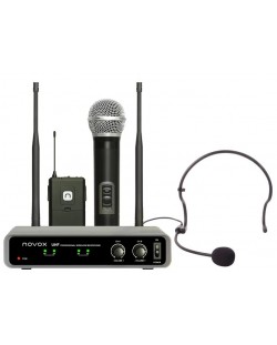 Безжична микрофонна система Novox - Free HB2, черна