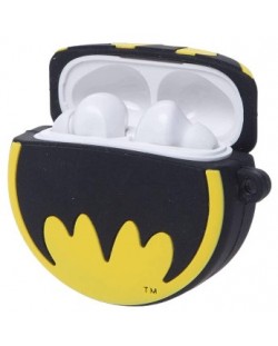 Безжични слушалки Warner Bros - Batman, TWS, черни/жълти