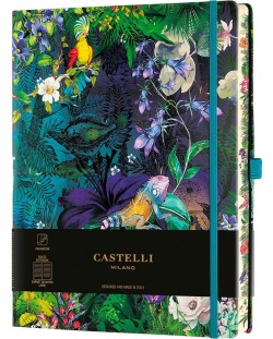 Бележник Castelli Eden - Lily, 19 x 25 cm, линиран