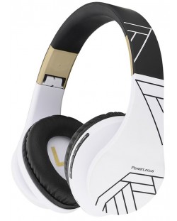 Безжични слушалки PowerLocus - P2, черни/бели