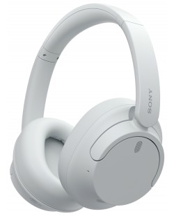 Безжични слушалки Sony - WH-CH720, ANC, бели