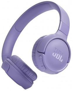 Безжични слушалки с микрофон JBL - Tune 520BT, лилави