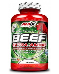Beef Extra Amino, 198 капсули, Amix