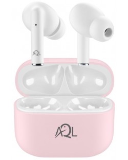 Безжични слушалки AQL - Road, TWS, розови