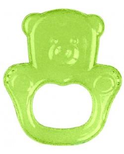 Бебешка гризалка Babyоno - Мече, зелена 