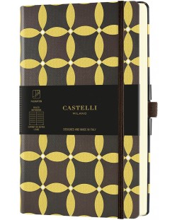 Бележник Castelli Oro - Corianders, 13 x 21 cm, линиран