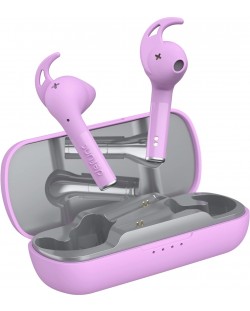 Безжични слушалки Defunc - TRUE SPORT, TWS, розови
