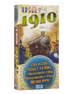 Разширение за настолна игра Ticket to Ride USA 1910