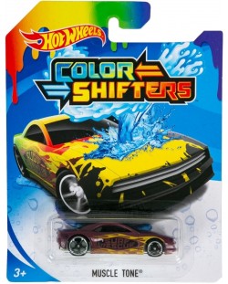 Количка Hot Wheels Colour Shifters - Muscule Tone, с променящ се цвят