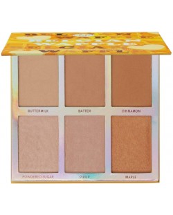 BH Cosmetics Палитра хайлайтър Belgian Waffle, 6 цвята