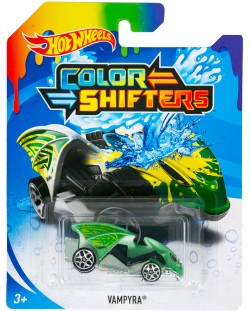 Количка Hot Wheels Colour Shifters - Vampyra, с променящ се цвят