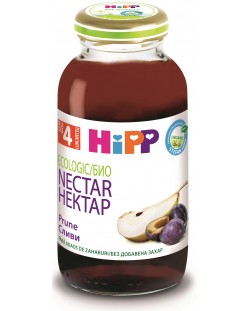 Био нектар Hipp - Слива и круша, 200 ml