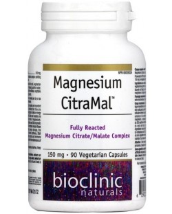 Bioclinic Naturals Magnesium CitraMal, 150 mg, 90 капсули, Natural Factors