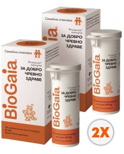 BioGaia Protectis Пробиотични веган капсули, 2 х 30 броя