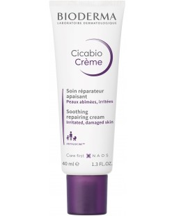 Bioderma Cicabio Успокояващ и възстановяващ крем, 40 ml