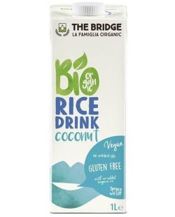 Био оризова напитка с кокос, 1 l, The Bridge