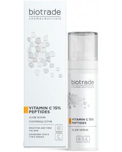 Biotrade Anti-age Озаряващ серум с витамин C 15% и пептиди, 30 ml