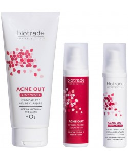 Biotrade Acne Out Рутина срещу гнойни пъпки, 3 части