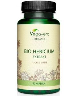 Bio Hericium Extrakt, 500 mg, 60 капсули, Vegavero