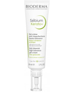 Bioderma Sébium Гел-крем против несъвършенства Kerato+, 30 ml