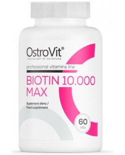Biotin 10.000 Max, 60 таблетки, OstroVit