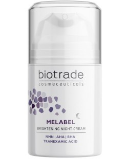 Biotrade Melabel Brightening Нощен крем за лице, 50 ml