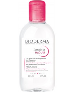 Bioderma Sensibio Мицеларна вода Н2О AR, 250 ml