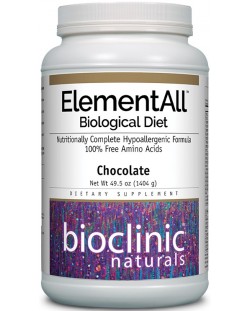 Bioclinic Naturals ElementAll Biological Diet, шоколад, 1404 g, Natural Factors