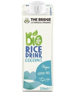 Био оризова напитка с кокос, 250 ml, The Bridge