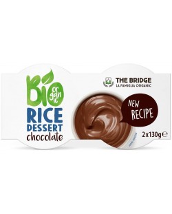 Био оризов десерт с шоколад, 2 х 130 g, The Bridge