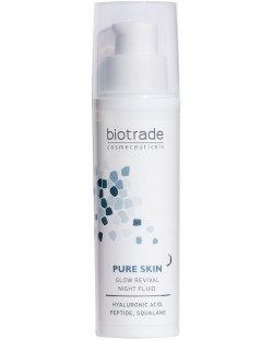 Biotrade Pure Skin Озаряващ нощен флуид за лице, 50 ml