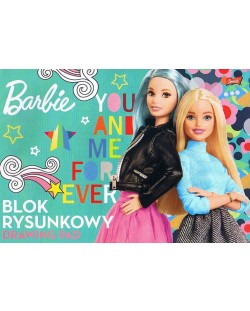 Блок за рисуване St. Majewski Barbie - A4, 20 листа