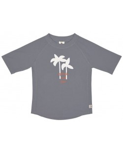 Блуза за плаж Lassig - Splash & Fun, Palms, grey, размер 62/68, 3-6 м
