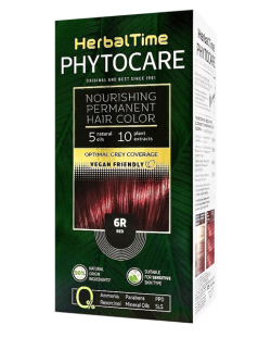 Herbal Time Phytocare Боя за коса, 6R Червен